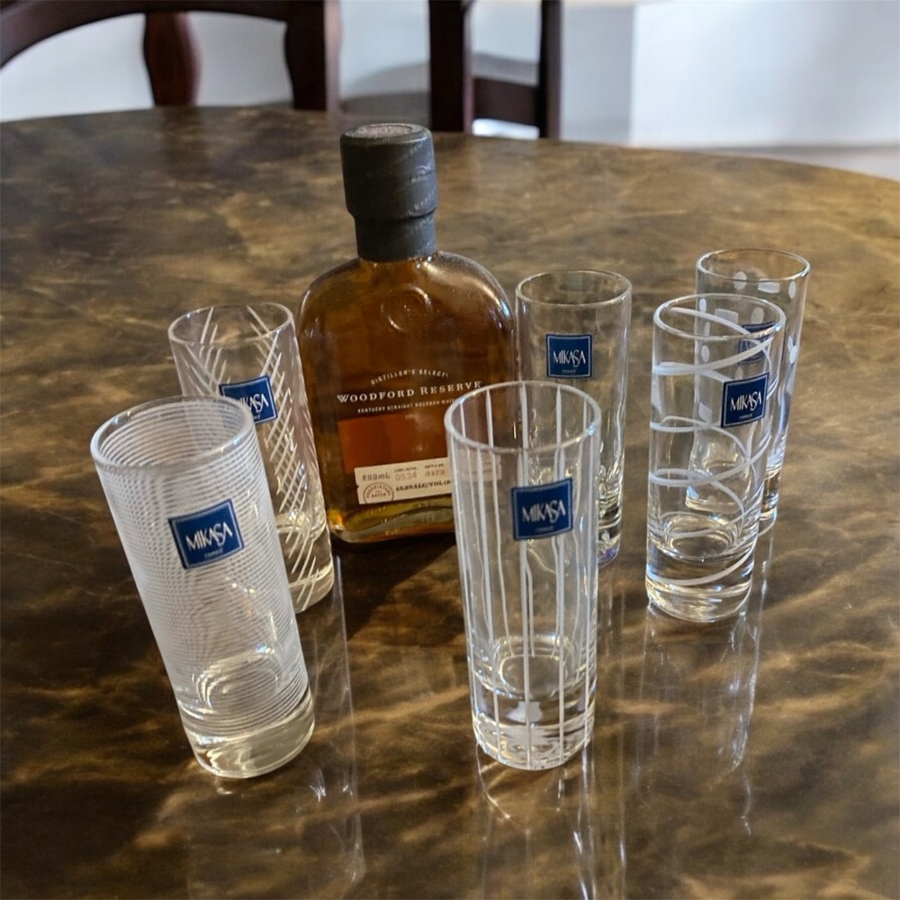 Mikasa Clear Glass Tumbler Set